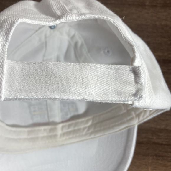 Vintage Mens White & Black Adjustable Hat Bumper to Bumper Motorsports - Picture 9 of 9